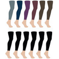 Footless Fleece Lined Tights Assorted Colors OSFM